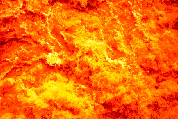 istock river of magma lava. background texture. 1043815738