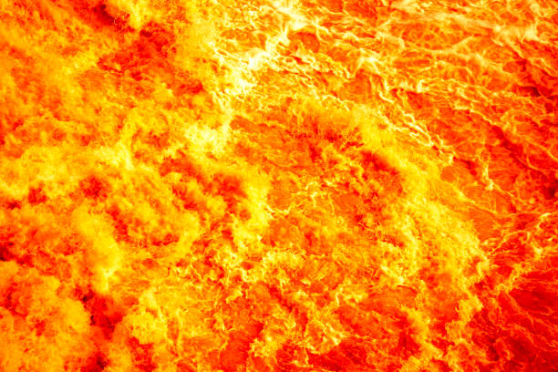 istock river of magma lava. background texture. 1043816146