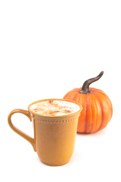 istock A Pumpkin Latte in a Mug on a White Background 1043818610
