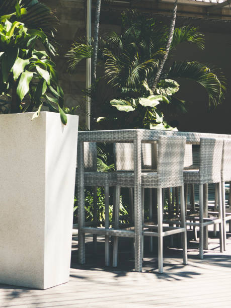 istock Modern tropical garden furniture 1043832082