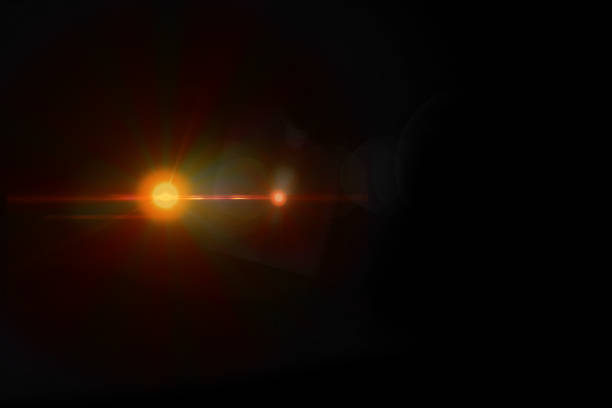 istock Lens Flare on Black 1043864350