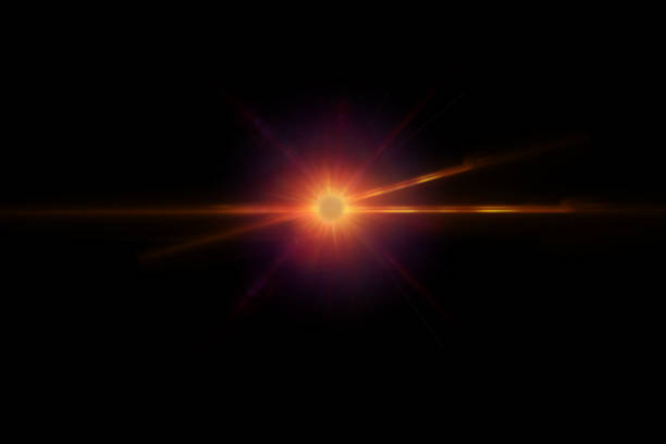 istock Lens Flare on Black 1043864434