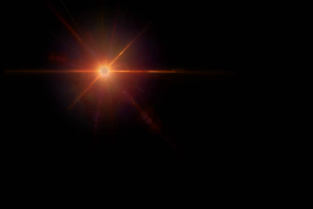 istock Lens Flare on Black 1043864456