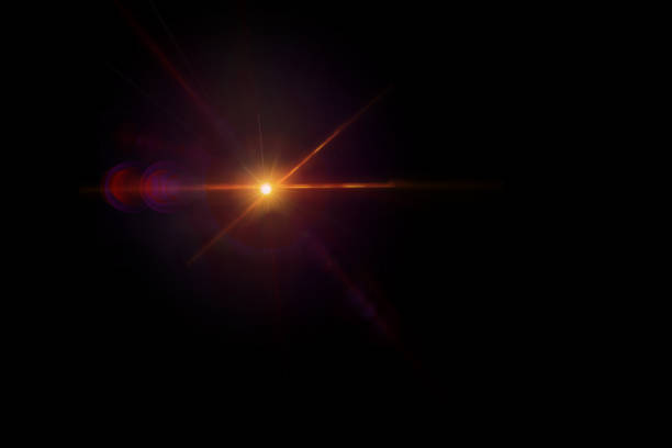 istock Lens Flare on Black 1043864574