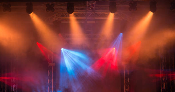 istock Stage lights on the concert 1043878000