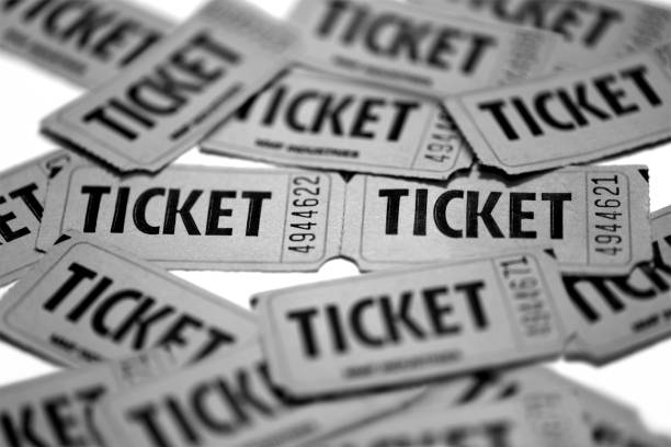 istock Tickets with selective center focusing 1043878250
