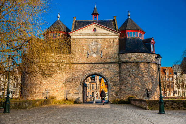 istock The antique Donkey's gate in Bruges 1043901946