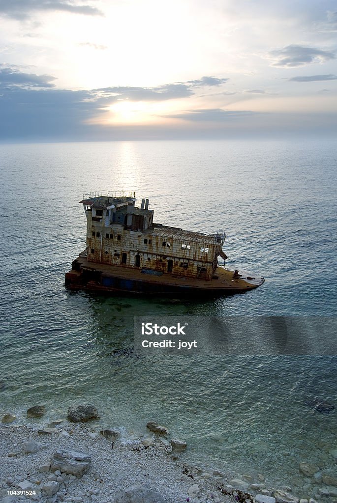 Shipwreck  Beach Stock Photo