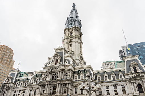 Different angles of Philadelphia’s city hall