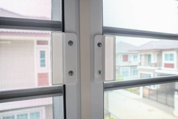 istock mosquito net wire screen on house window protection against insect 1043926934