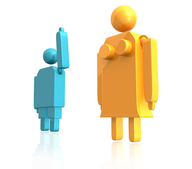 istock Gender differences where the male is dominant 104393242