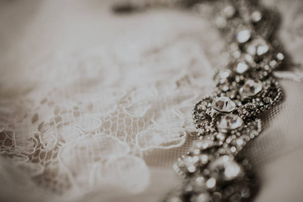 Tulle with decoration