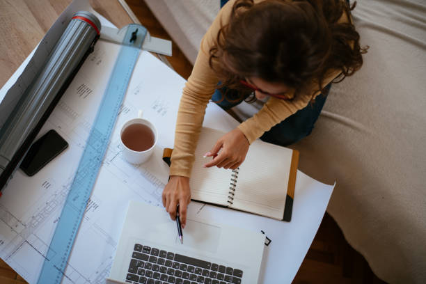 istock Business woman working from home 1043959128