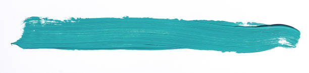 istock Purple brush stroke over white background 1043959416