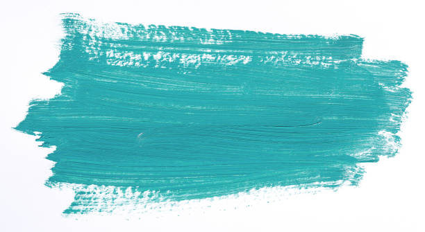 istock Purple brush stroke over white background 1043959422