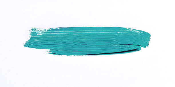 istock Purple brush stroke over white background 1043959492