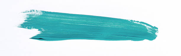 istock Purple brush stroke over white background 1043959514