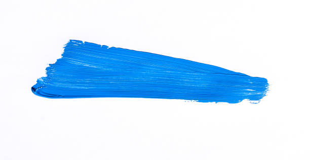 istock Purple brush stroke over white background 1043959548