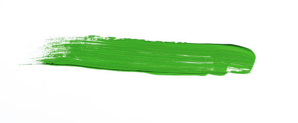 istock Purple brush stroke over white background 1043959570