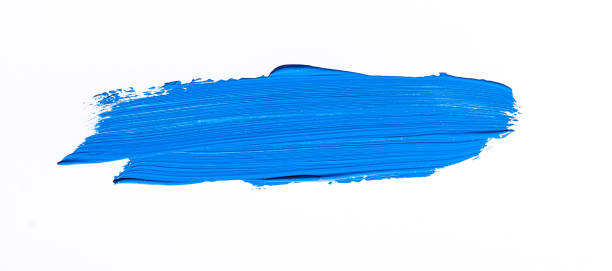 istock Purple brush stroke over white background 1043959638