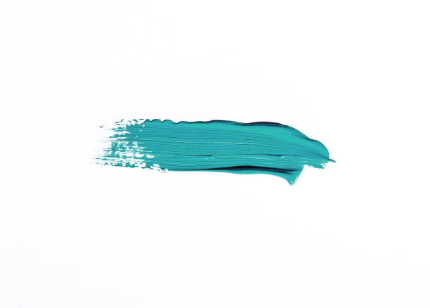 istock Purple brush stroke over white background 1043959670