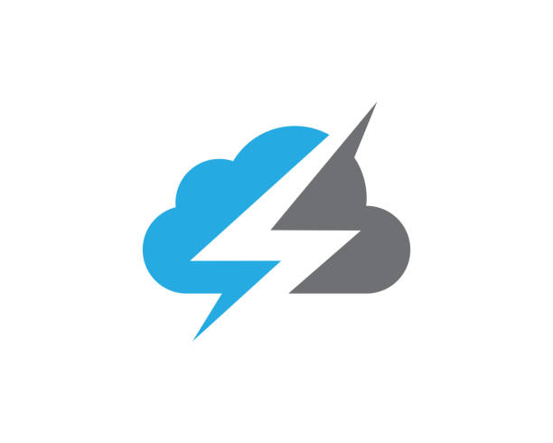 Lightning   Template Lightning   Template vector icon illustration design lightning thunderstorm electricity cloud stock illustrations