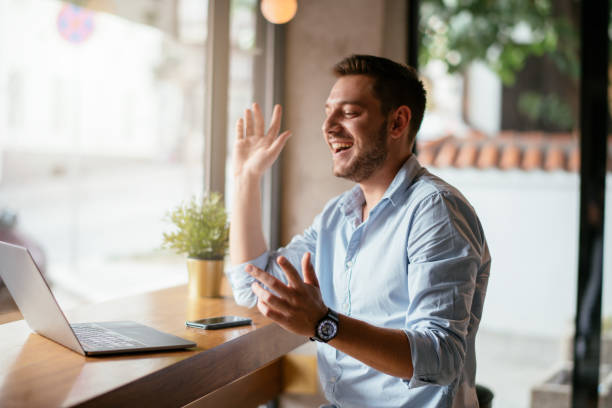 istock Businessman in cafe bar 1043994434