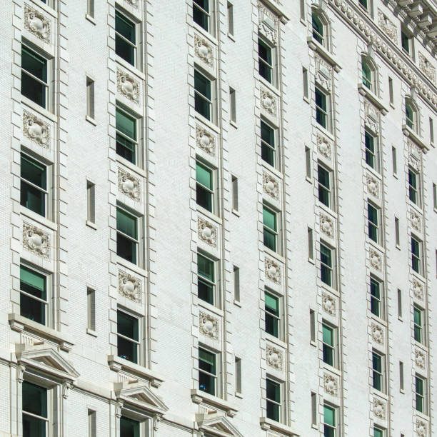 istock High rise with beautifully designed exterior wall 1043997860