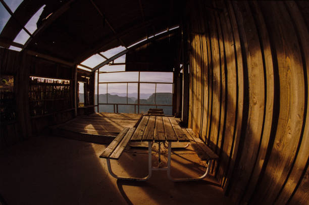 istock Old cable headhouse at Guano Point 1044002990