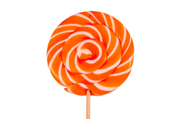 istock Big round lollipop isolated on a white background 1044006040