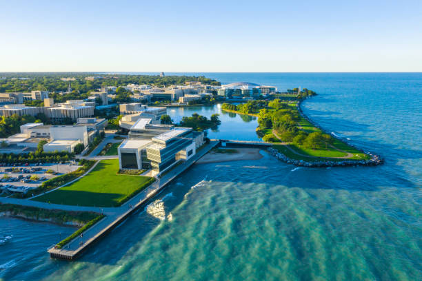 istock Northwestern University Campus Aerial View 1044022316