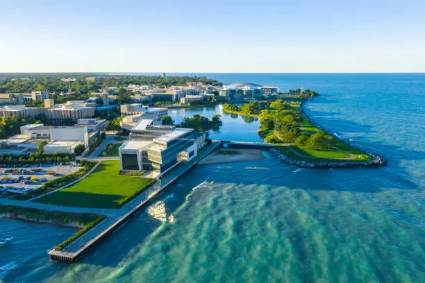 Photo of Northwestern University Campus Aerial View