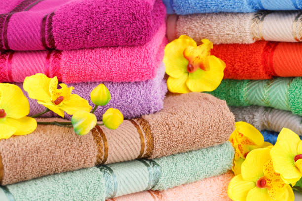 istock Colorful towels 1044046742