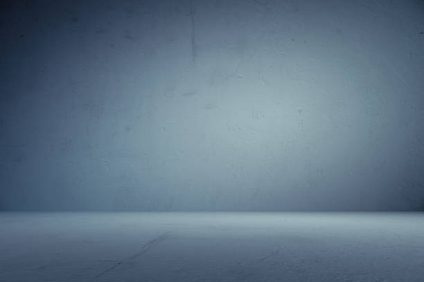 istock cement floor and wall backgrounds, dark room, interior. 1044047322