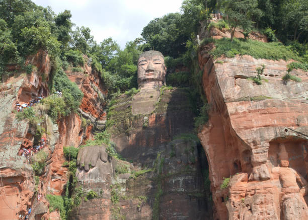 istock Leshan giant buddha, Chengdu, Sichuan, China 1044049504