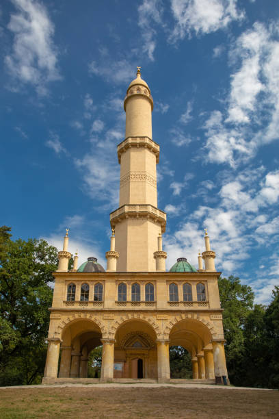 Minaret in Lednice Valtice Cultural Landscape - UNESCO World Heritage, Moravia, Czech Republic