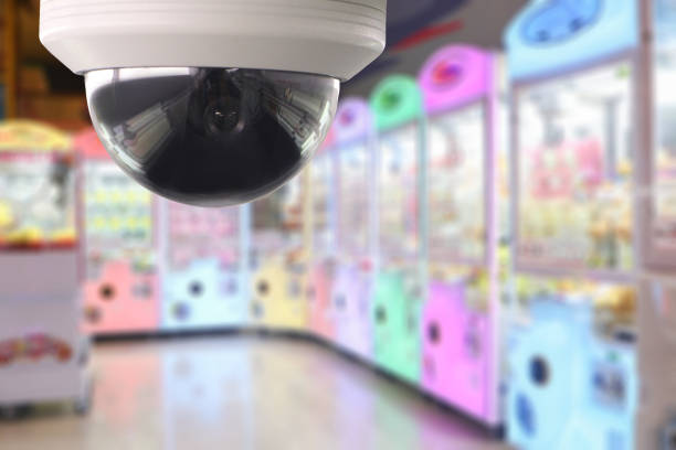 istock Wireless security cameras are closed-circuit television (CCTV) cameras that transmit a video and audio signal to a wireless receiver through a radio band 1044054100