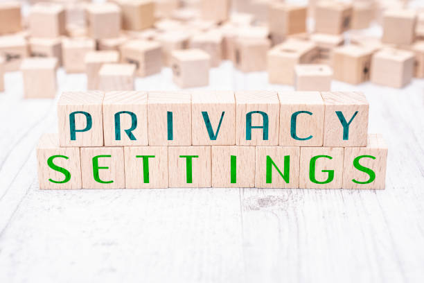 istock The Words Privacy Settings Formed By Wooden Blocks On A White Table 1044083828
