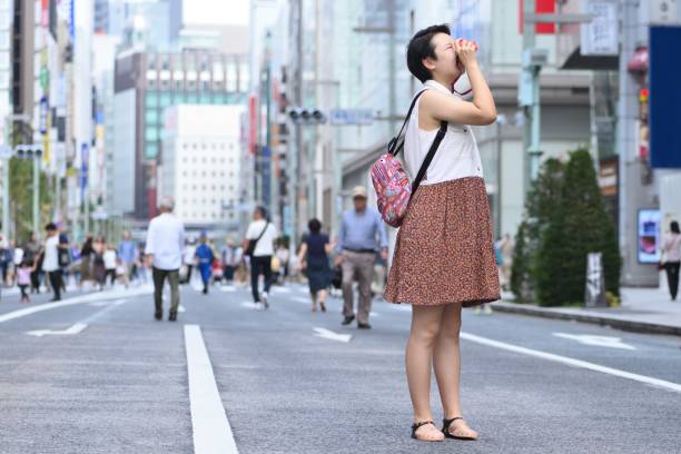 istock Young traveler taking photos 1044084446