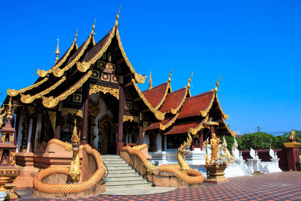 istock Wat Pak Mueang - Buddhist Temple , Chiang Mai Thailand 1044087778