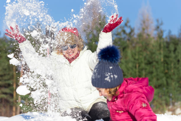 istock Family portrait on skiing 1044100646
