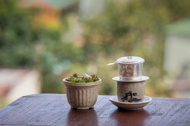 istock Cup of coffee with mountain background at Morning 1044104440