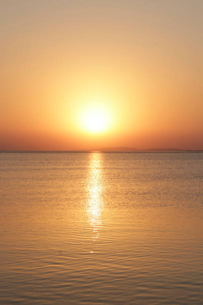 istock Sunset above sea. Beautiful summer decline above ocean 1044110270