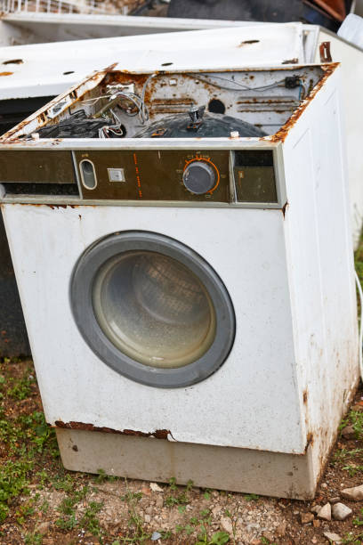 istock House appliance garbage. Waste management. Environment pollution. Recycling 1044124446