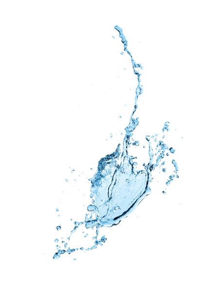 istock blue water splash isolated on white background 1044131624
