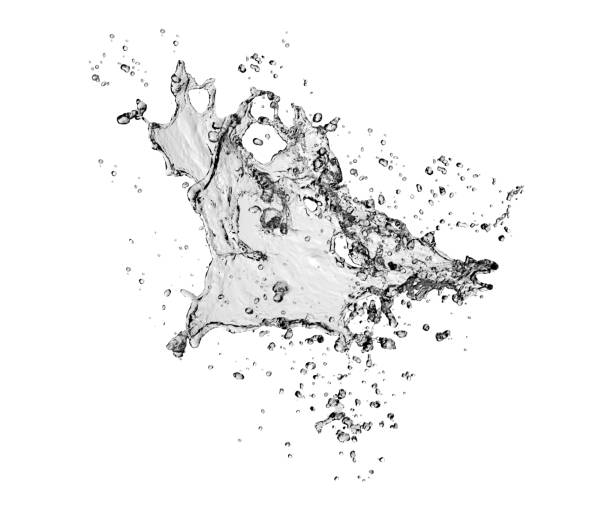 istock blue water splash isolated on white background 1044132272