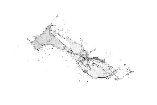 istock blue water splash isolated on white background 1044135706
