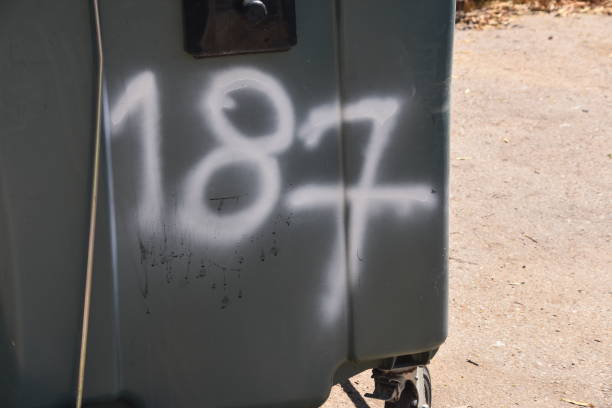 Number 187 is listed on a trash can