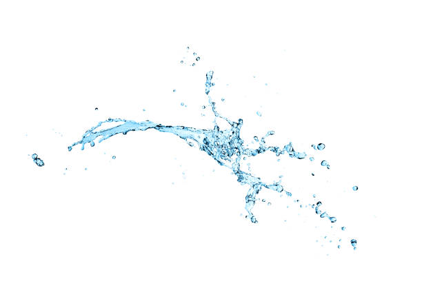 istock blue water splash isolated on white background 1044135758