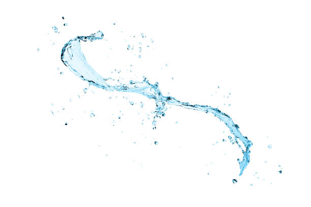istock blue water splash isolated on white background 1044135920
